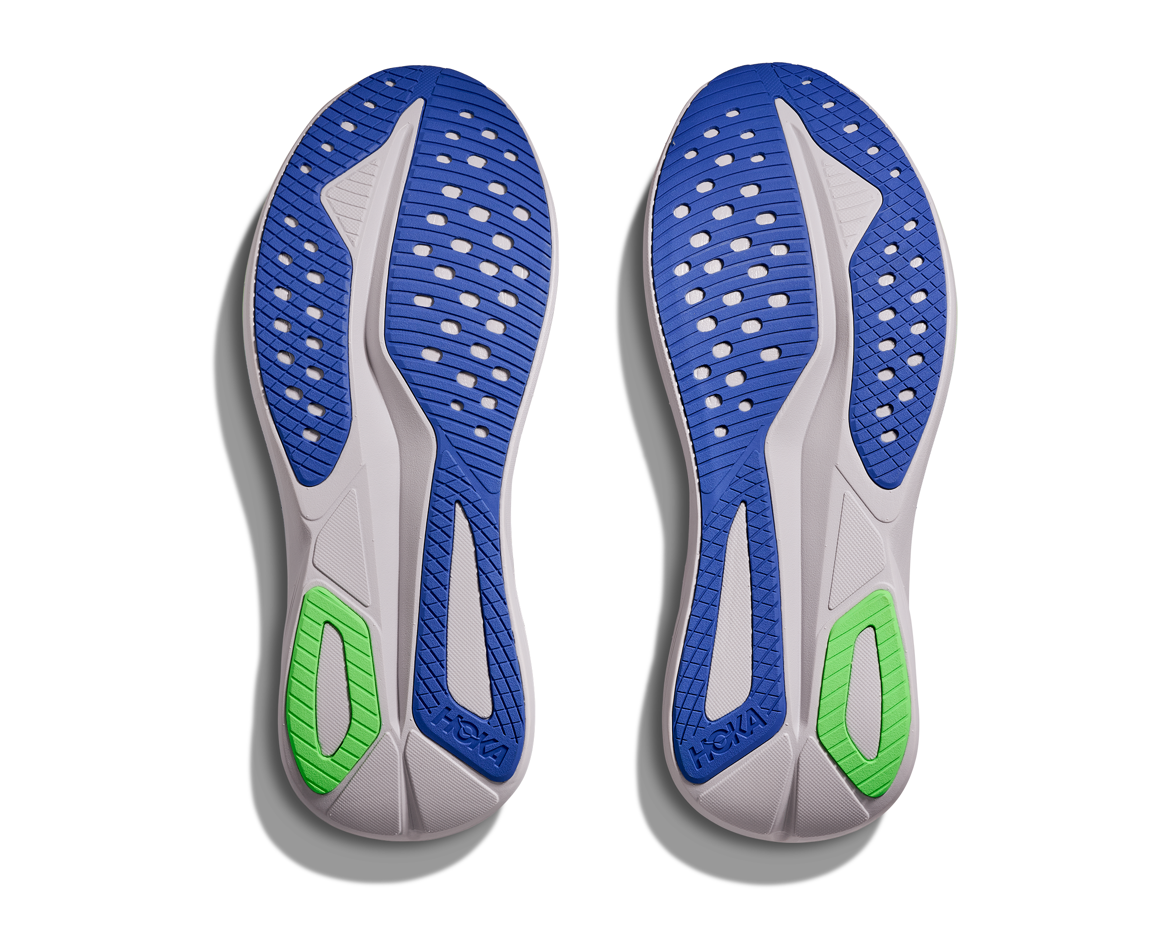 HOKA Men Mach 7 - Ash Grey / Cobalt Blue