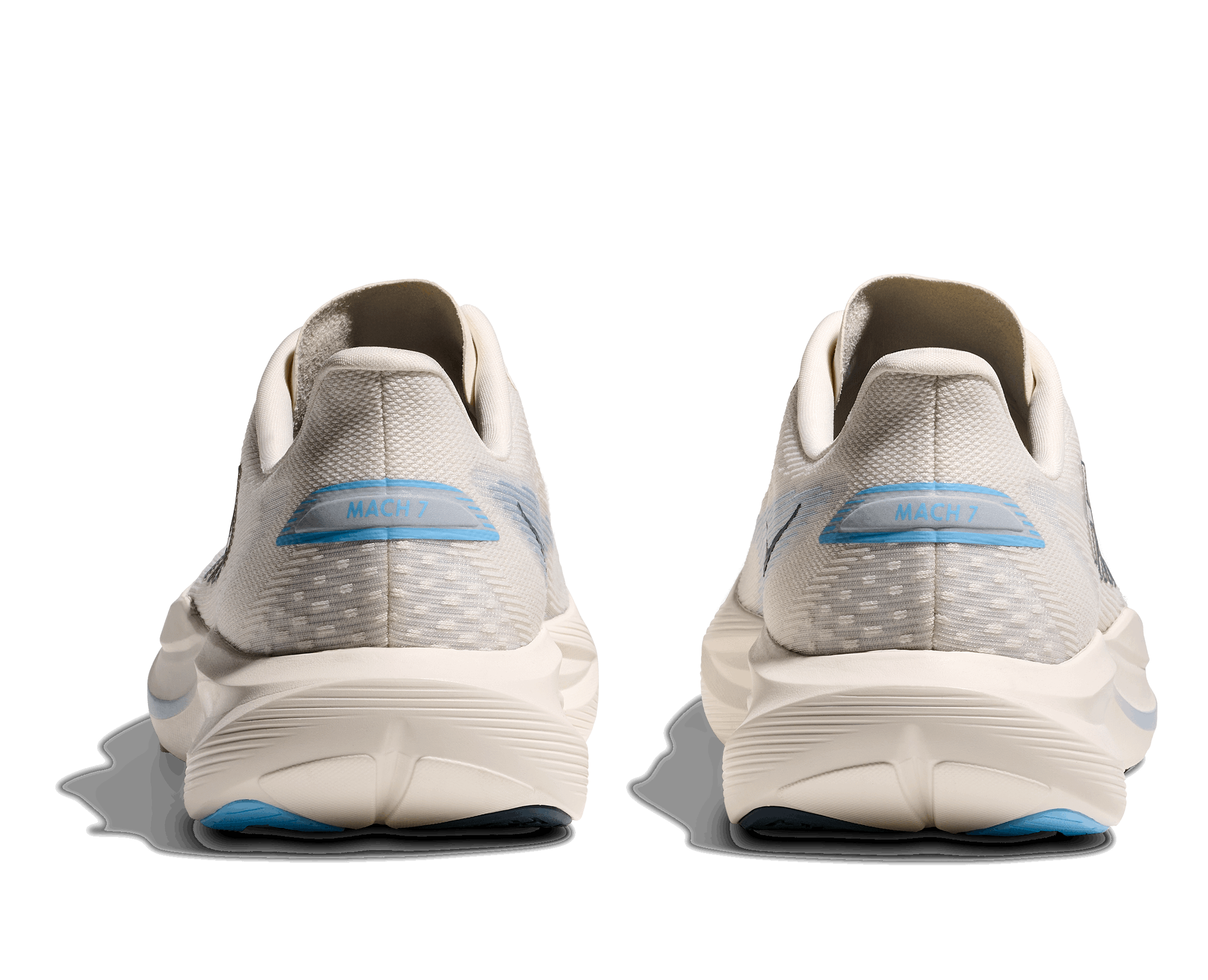 HOKA Men Mach 7 Wide - Alabaster / Soaring Blue