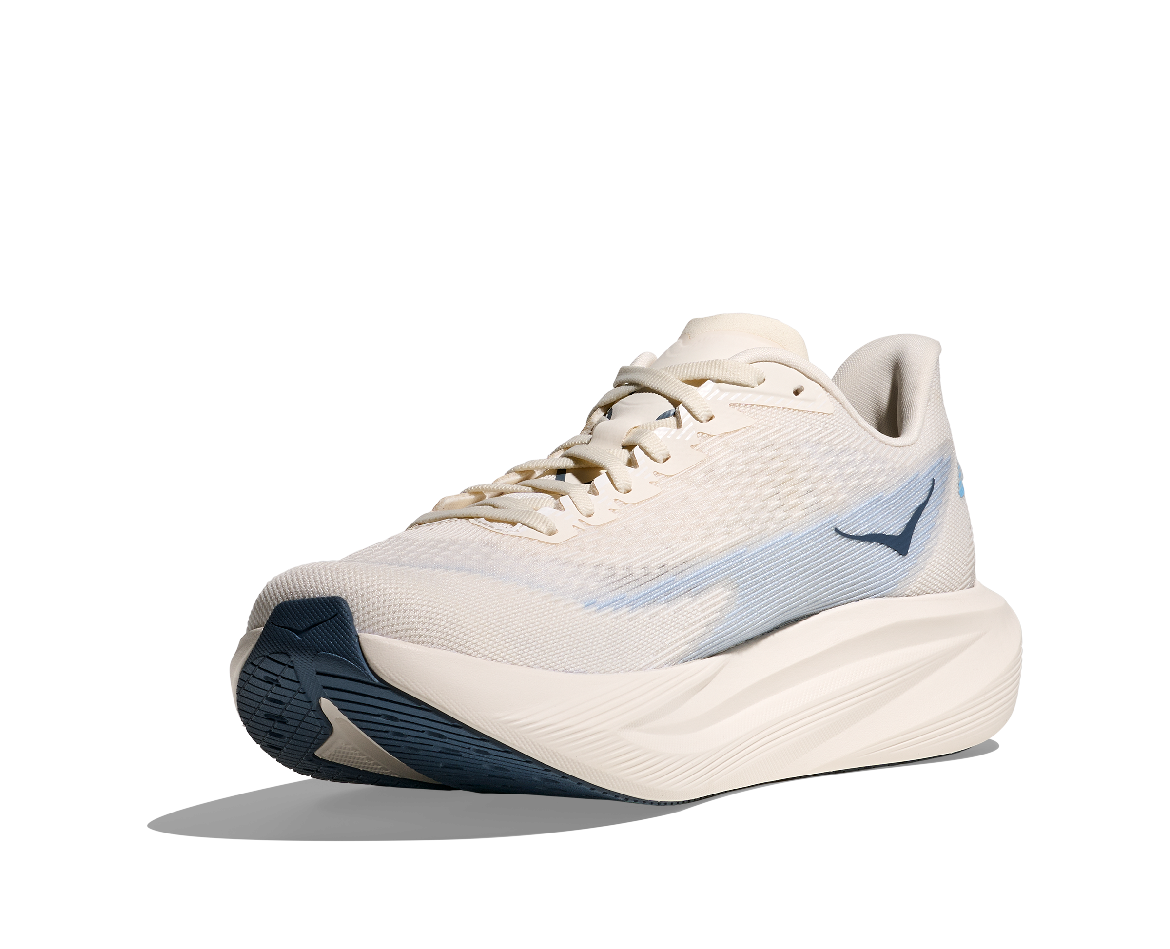 HOKA Men Mach 7 Wide - Alabaster / Soaring Blue