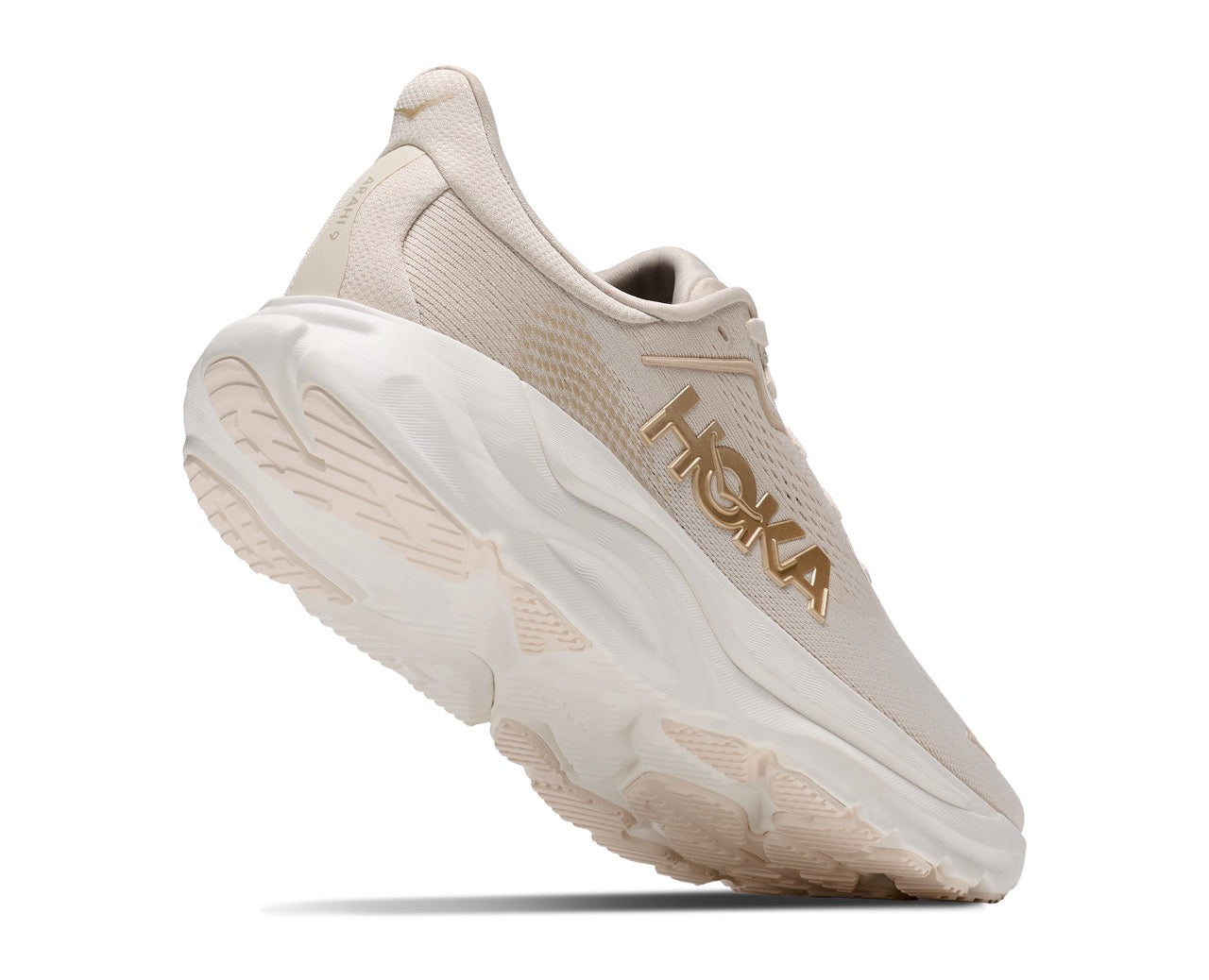 HOKA Arahi 9 Wide Women's Running Shoes In Alabaster Oat Milk -  Island Run Club Singapore