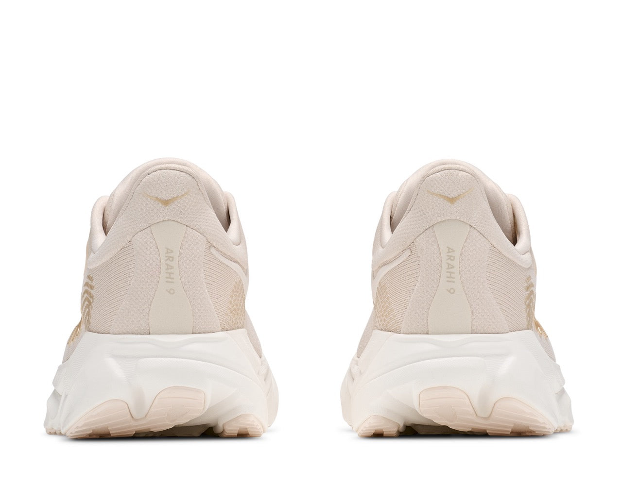 HOKA Arahi 9 Wide Women's Running Shoes In Alabaster Oat Milk -  Island Run Club Singapore