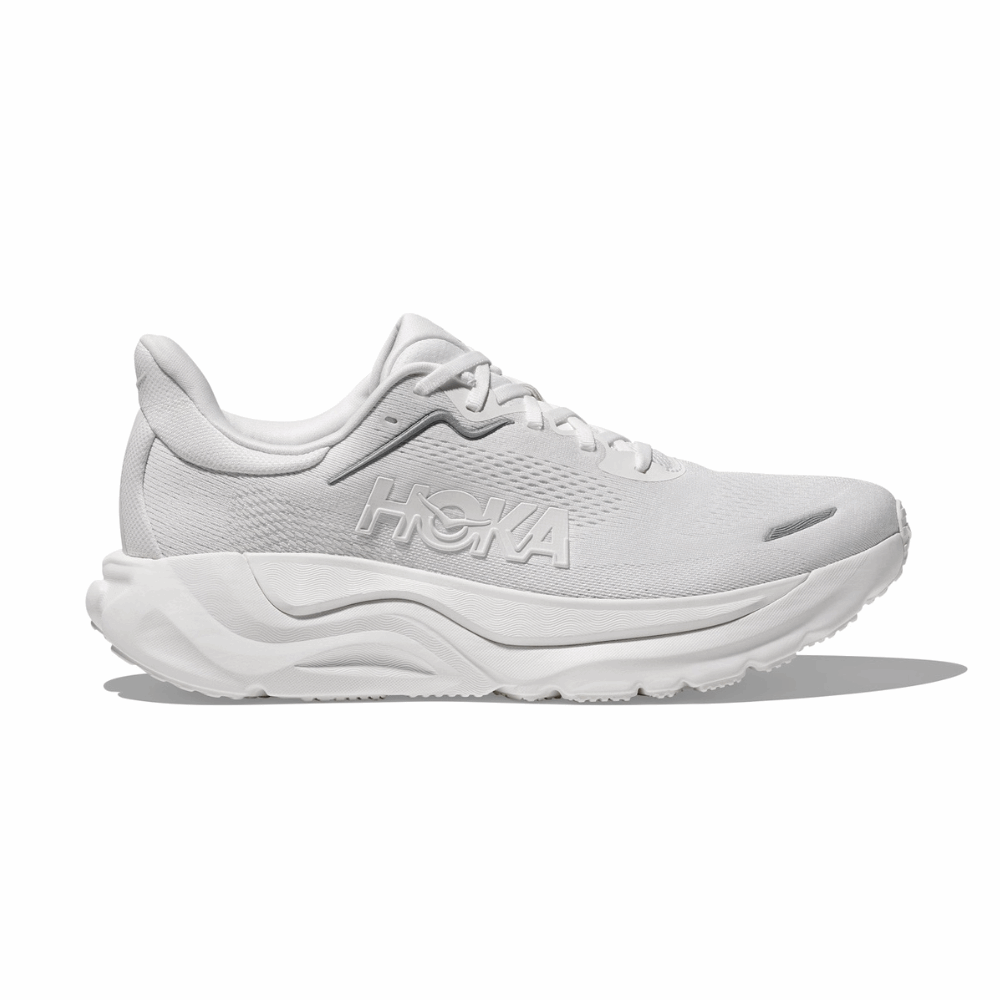 HOKA Arahi 9 Wide Women's Running Shoes In White White -  Island Run Club Singapore