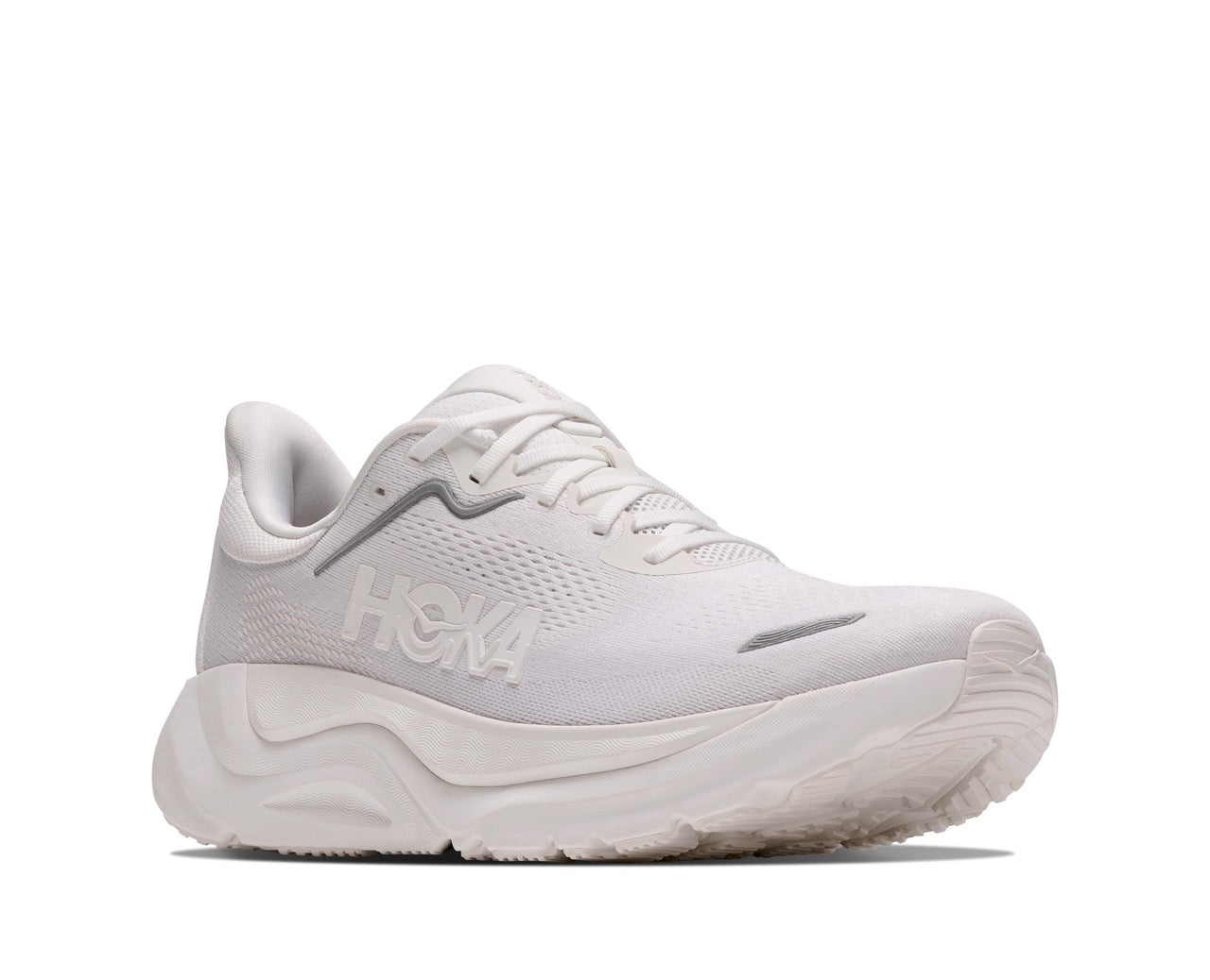 HOKA Arahi 9 Wide Women's Running Shoes In White White -  Island Run Club Singapore