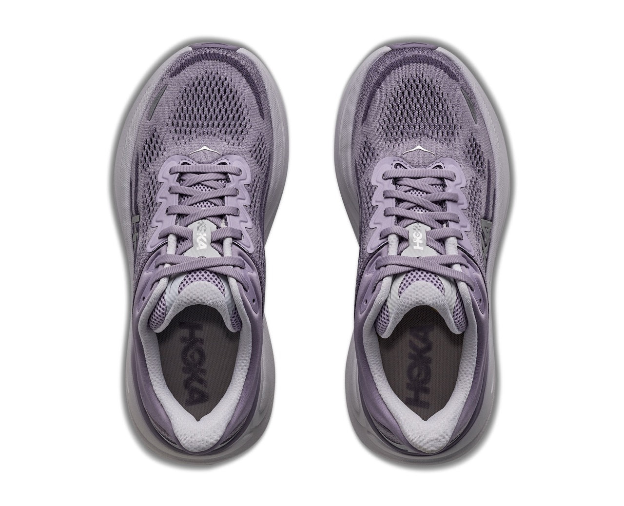 HOKA Bondi 9 Wide Women's Running Shoes In Mellow Lilac Purple Fog -  Island Run Club Singapore