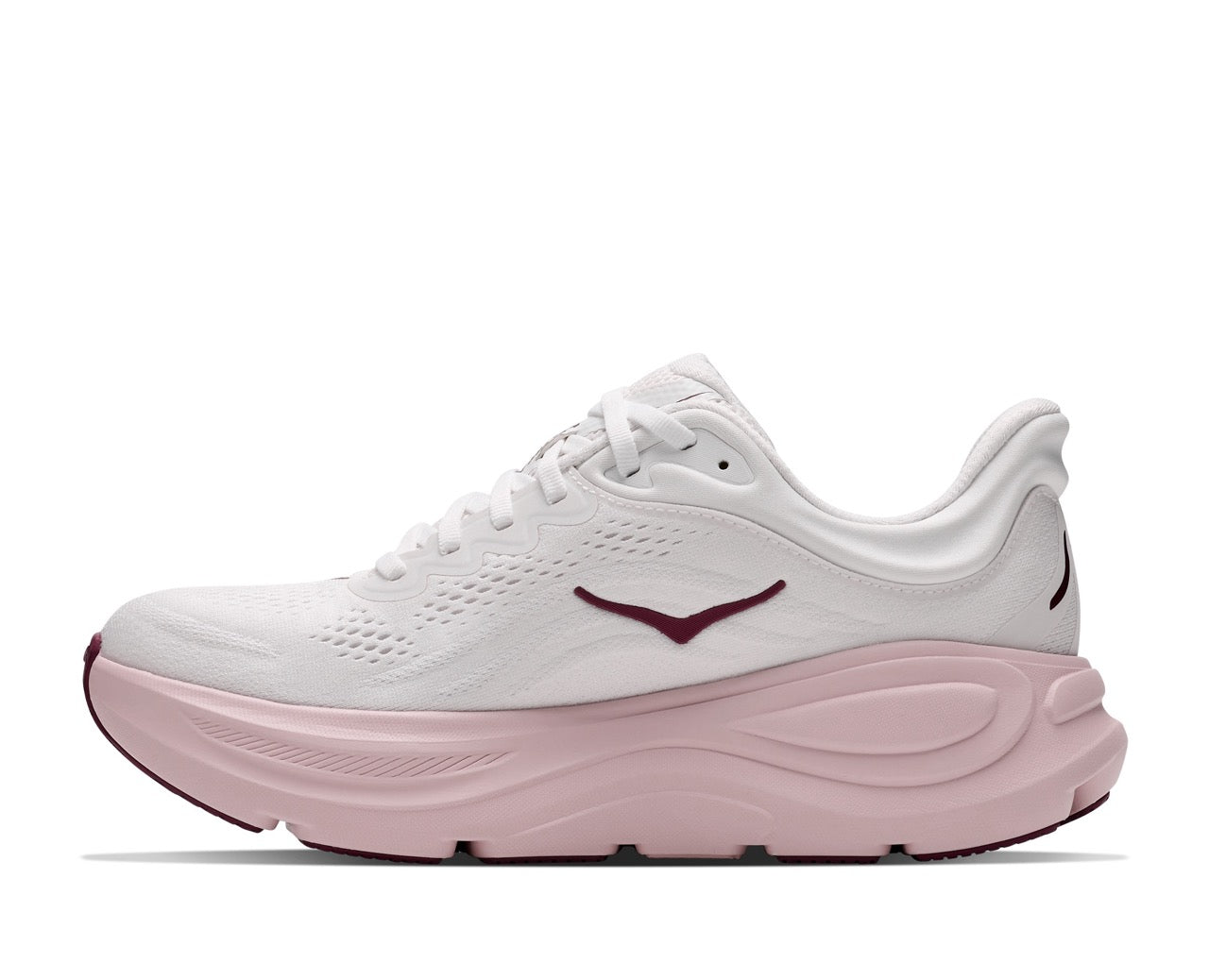 HOKA Bondi 9 Wide Women's Running Shoes In White Pink Opal -  Island Run Club Singapore