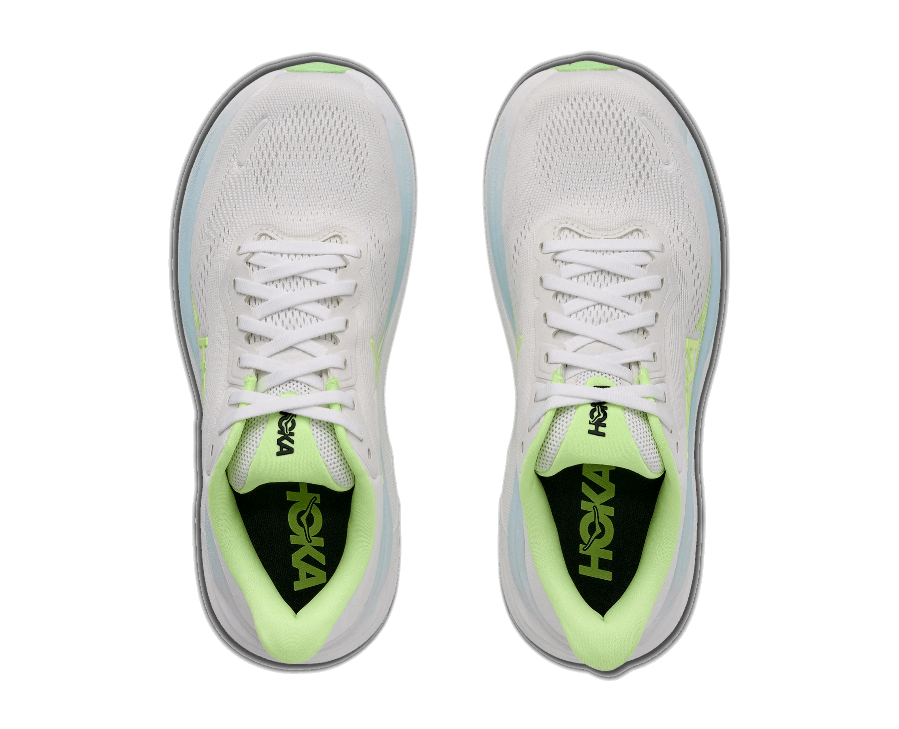 HOKA Clifton 11 Wide Women's Running Shoes In Frost Neon Yuzu -  Island Run Club Singapore