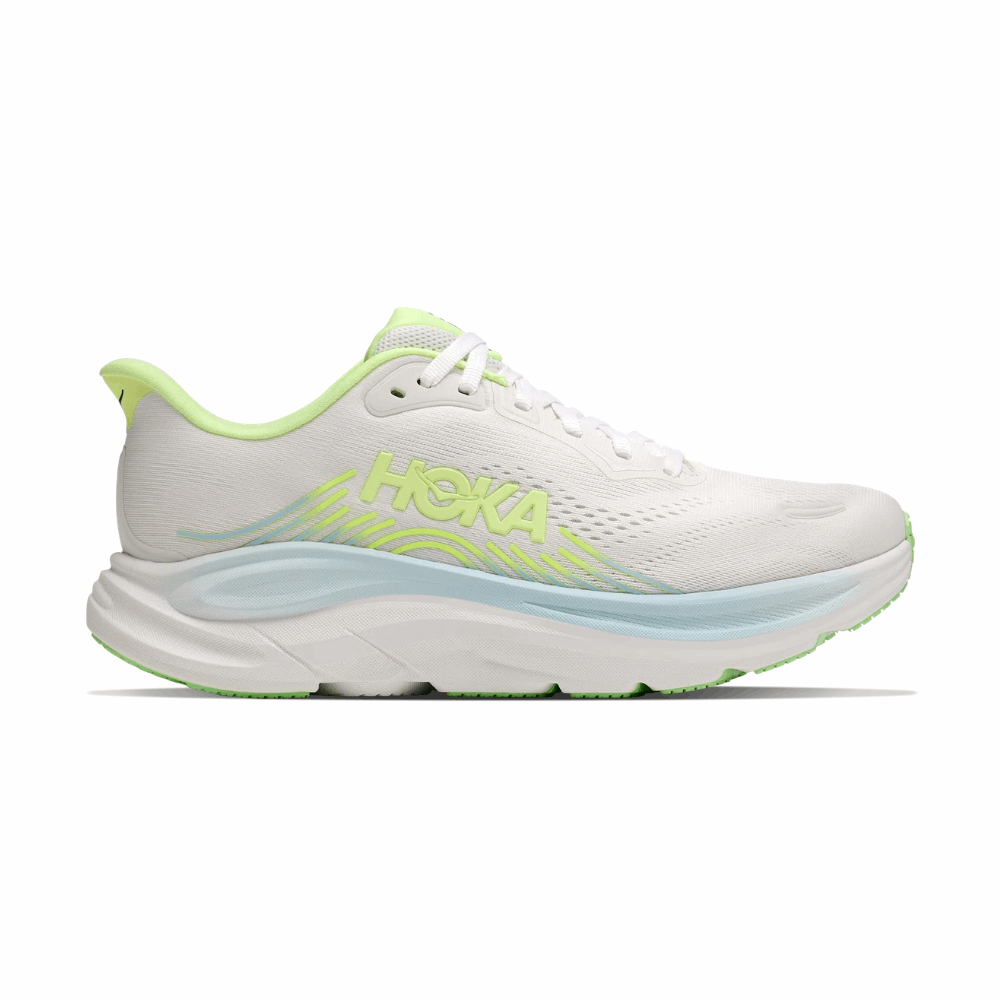 HOKA Clifton 11 Wide Women's Running Shoes In Frost Neon Yuzu -  Island Run Club Singapore