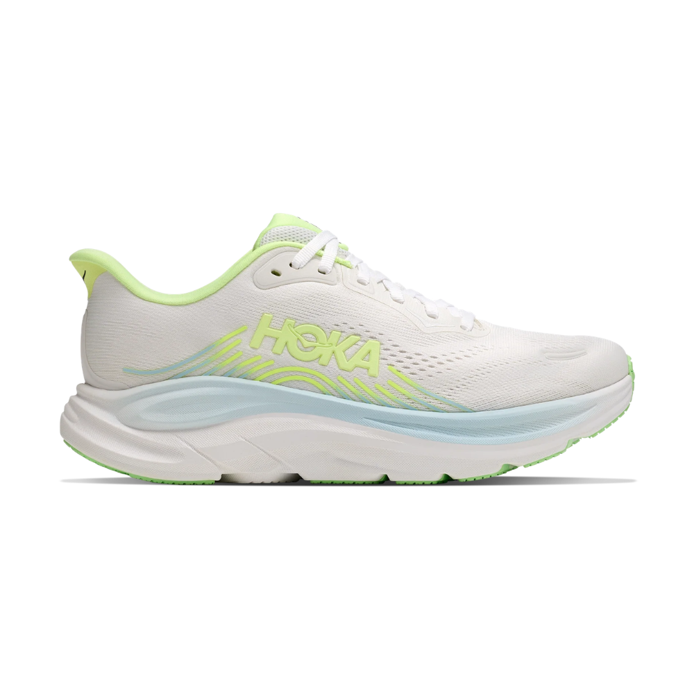 HOKA Clifton 11 Wide Women's Running Shoes In Frost Neon Yuzu -  Island Run Club Singapore