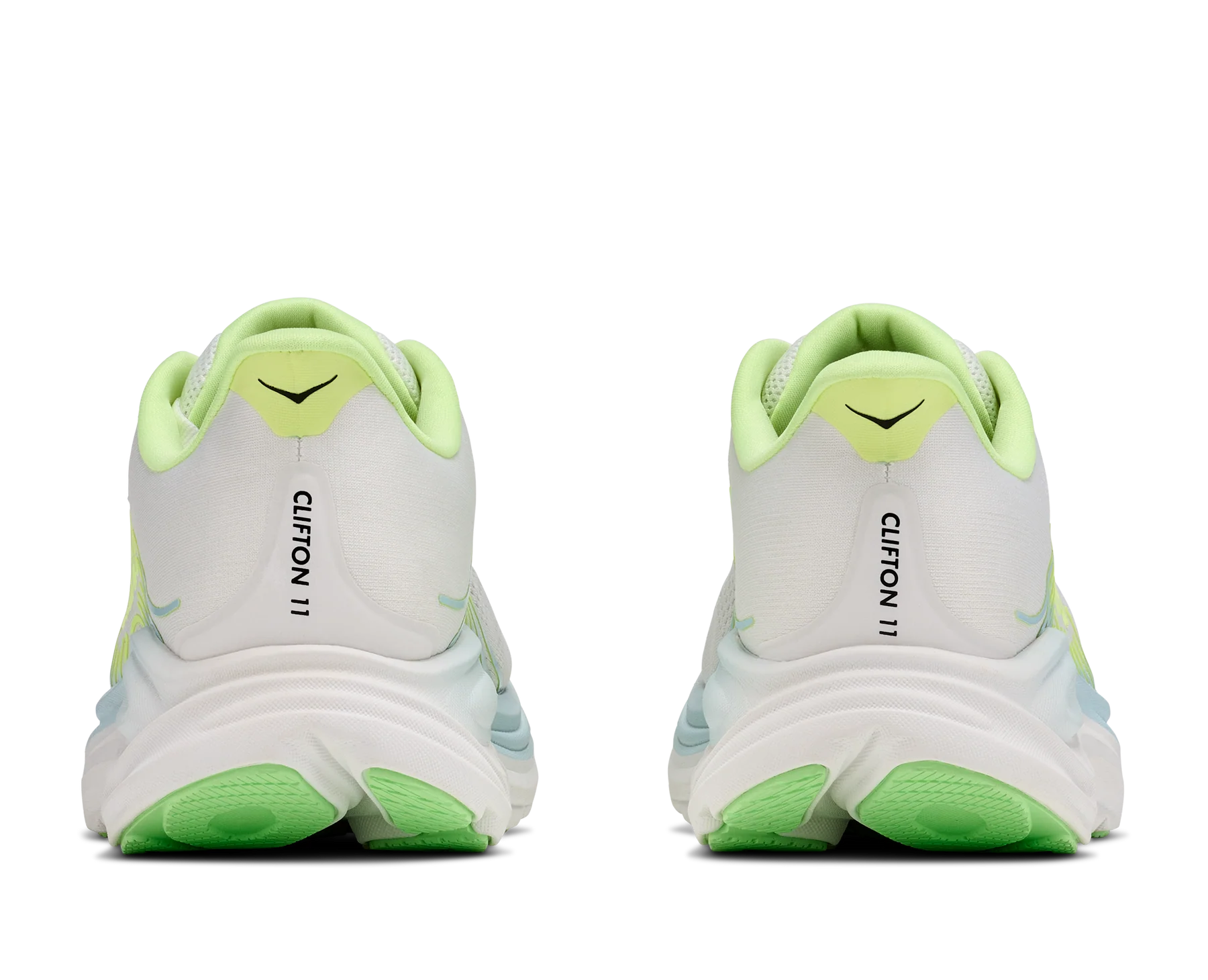 HOKA Clifton 11 Wide Women's Running Shoes In Frost Neon Yuzu -  Island Run Club Singapore