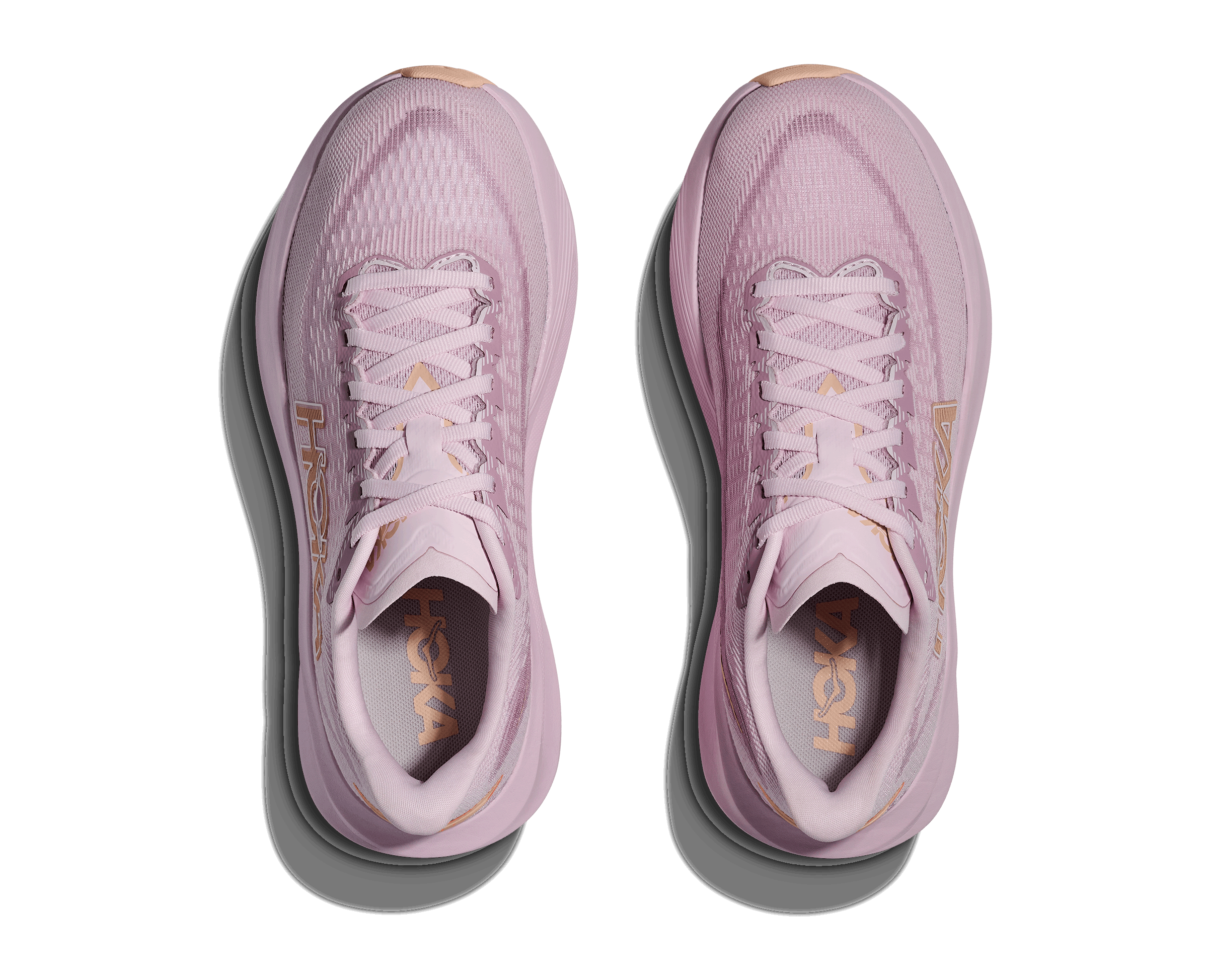 HOKA Women Mach 7 - Lilac Cream / Tangerine Glow
