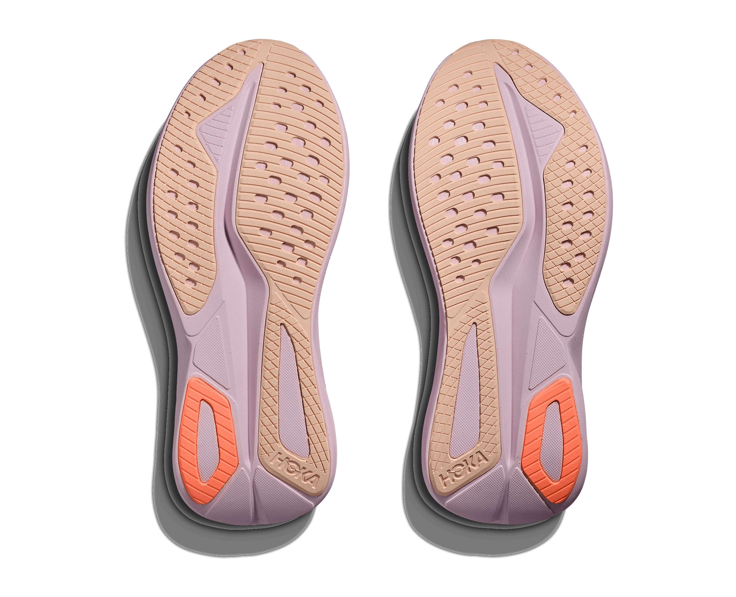 HOKA Women Mach 7 - Lilac Cream / Tangerine Glow