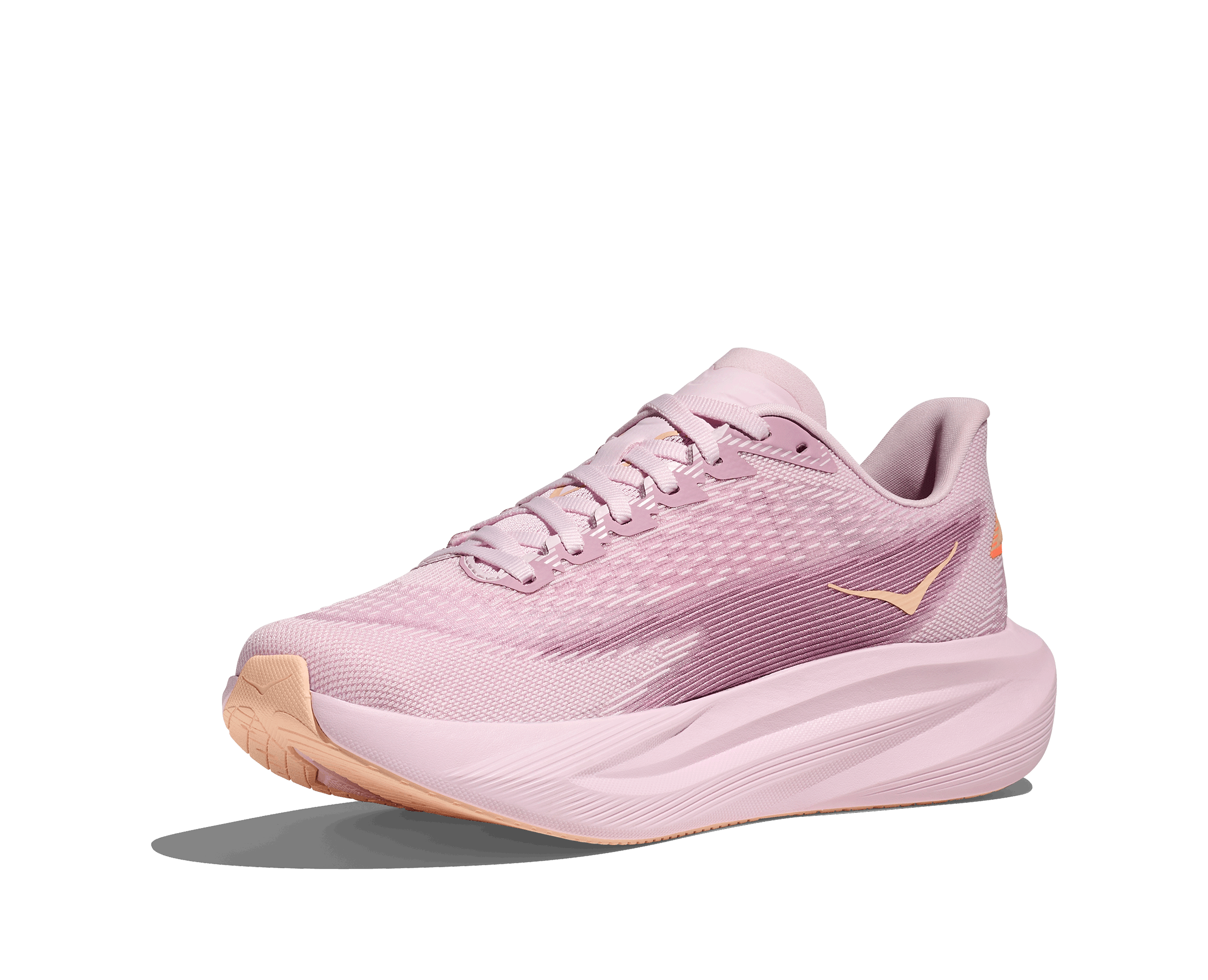 HOKA Women Mach 7 - Lilac Cream / Tangerine Glow