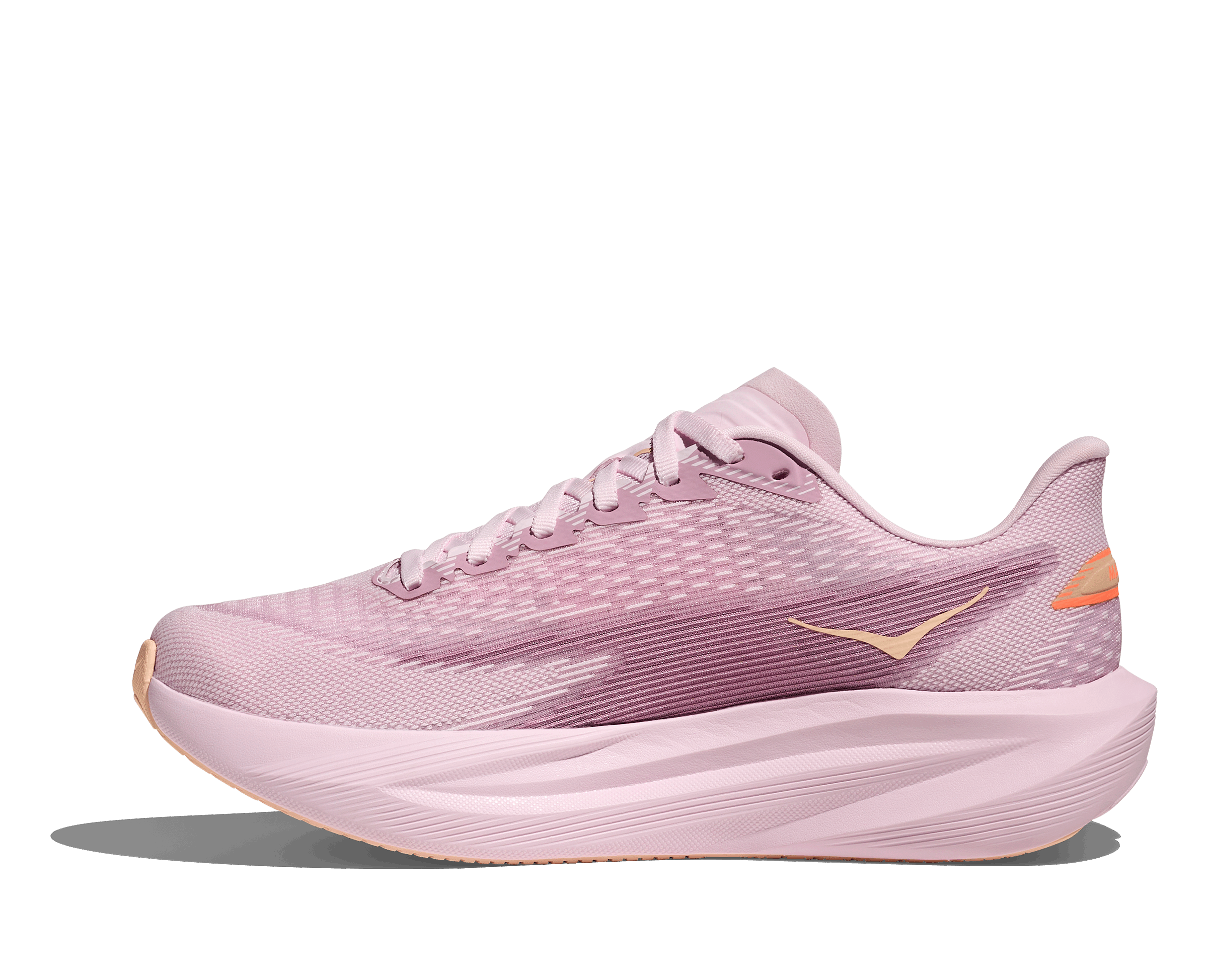 HOKA Women Mach 7 - Lilac Cream / Tangerine Glow