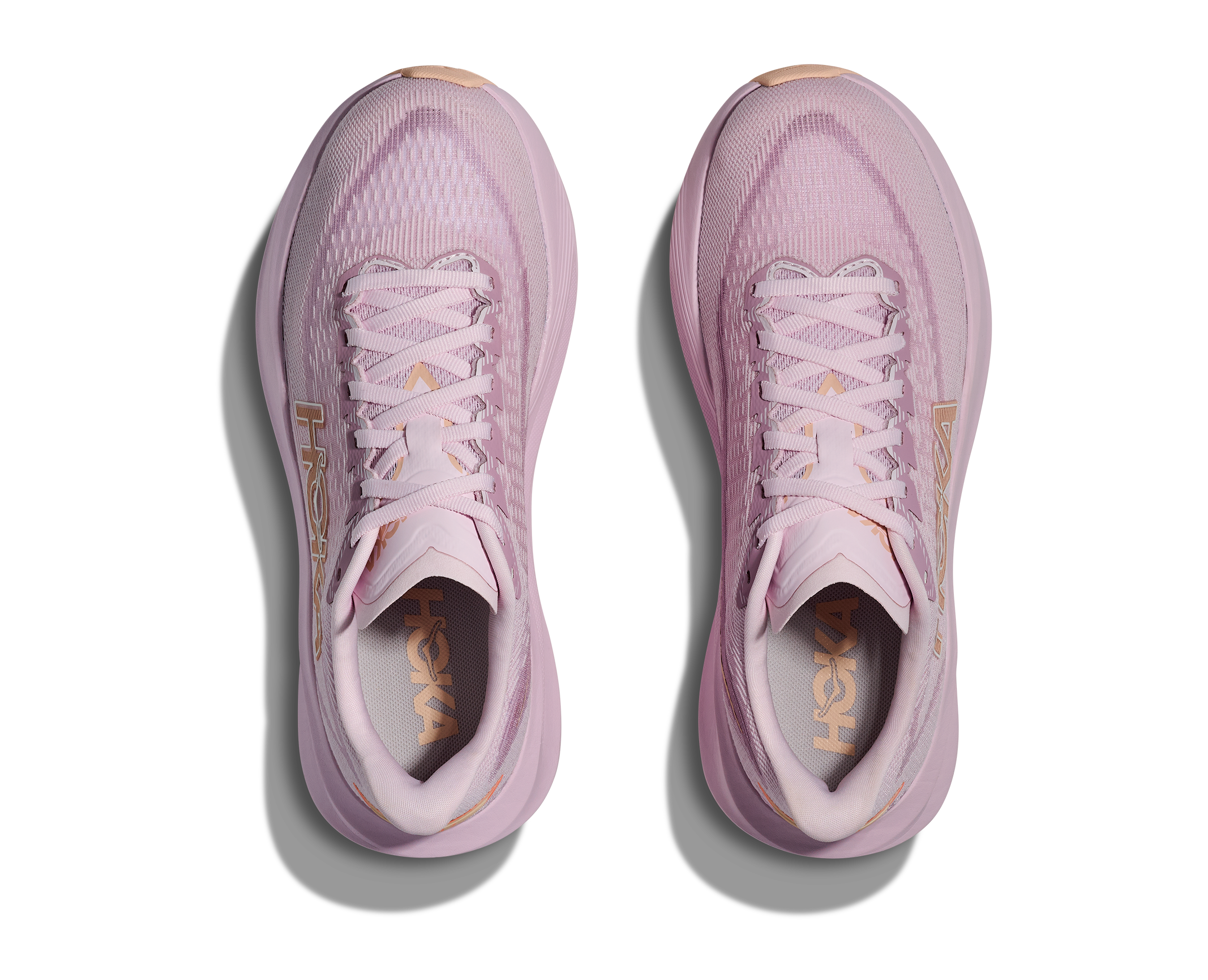 HOKA Women Mach 7 - Lilac Cream / Tangerine Glow