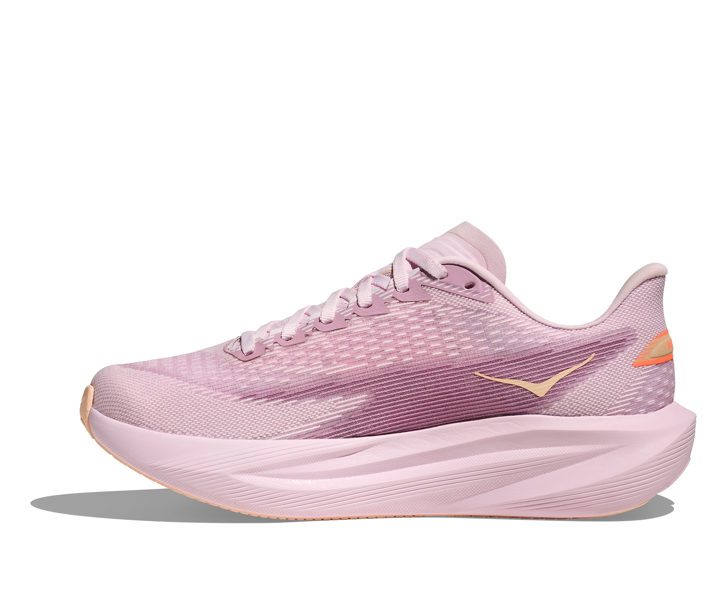HOKA Women Mach 7 - Lilac Cream / Tangerine Glow
