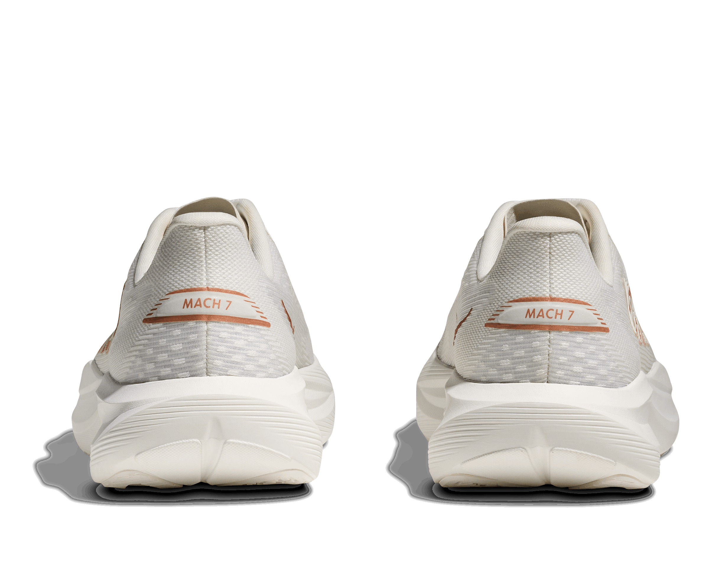 HOKA Women Mach 7 Wide - Frost / Rose Gold