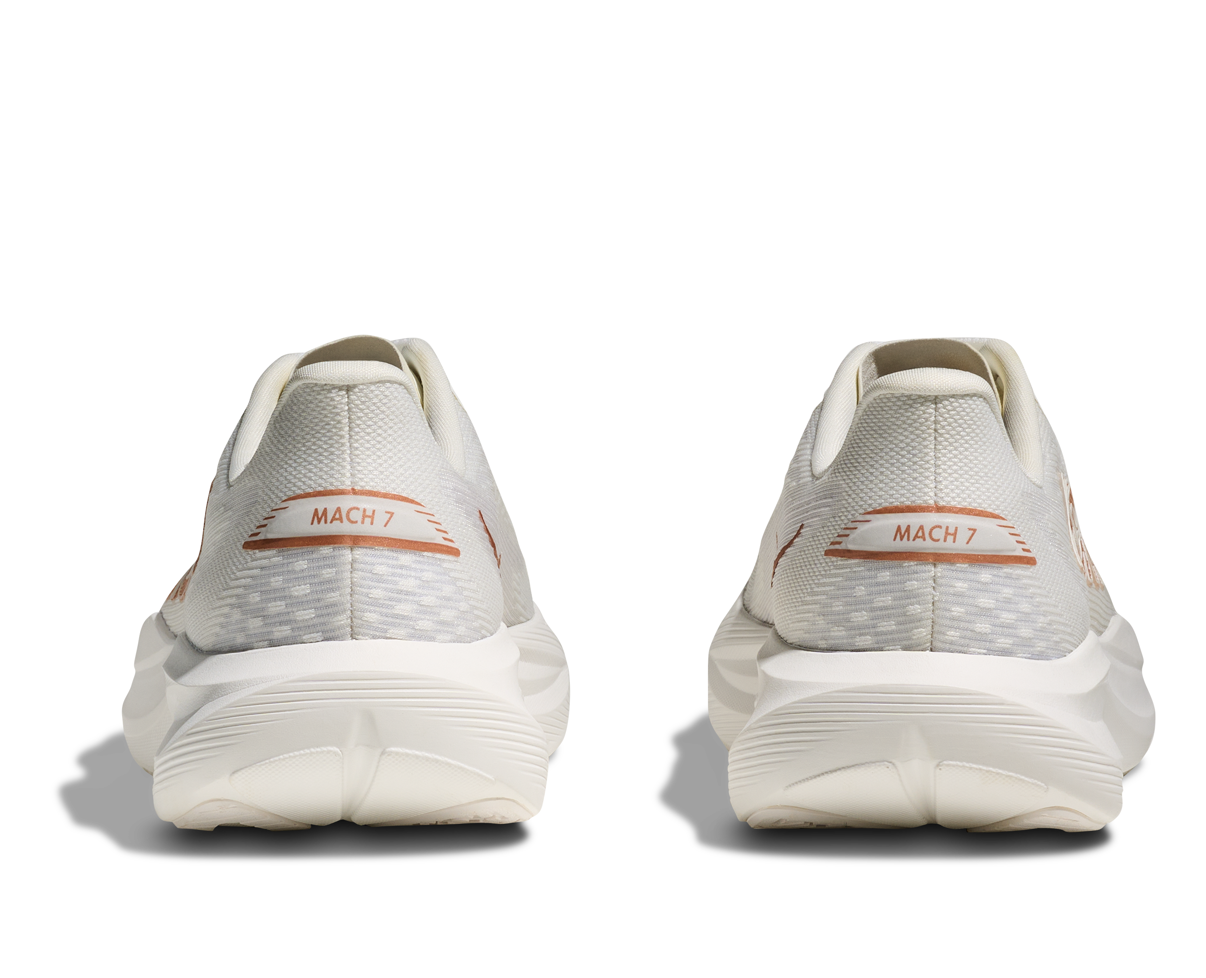 HOKA Women Mach 7 Wide - Frost / Rose Gold