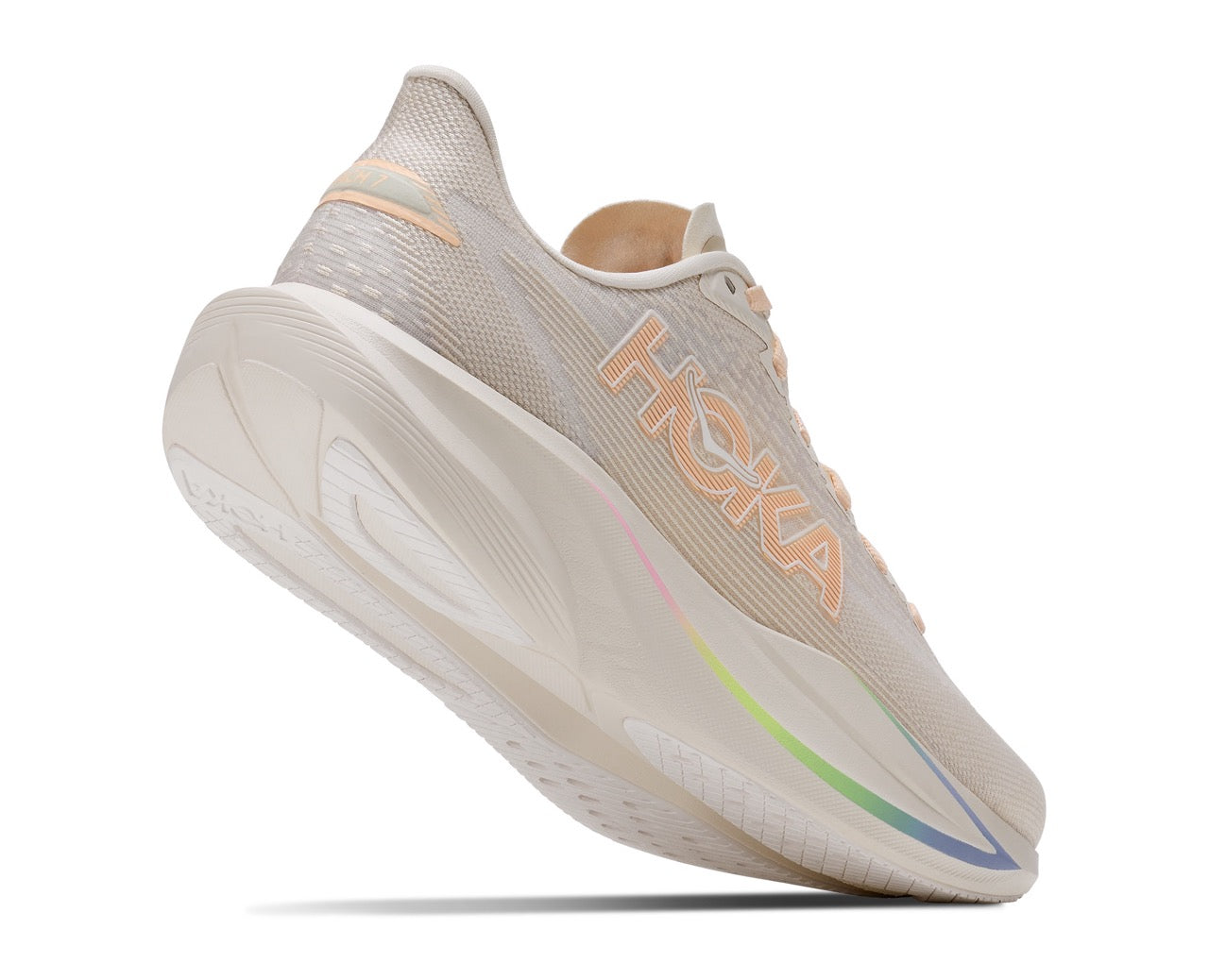 HOKA Mach 7 Wide Women's Running Shoes In Oat Milk Alabaster -  Island Run Club Singapore