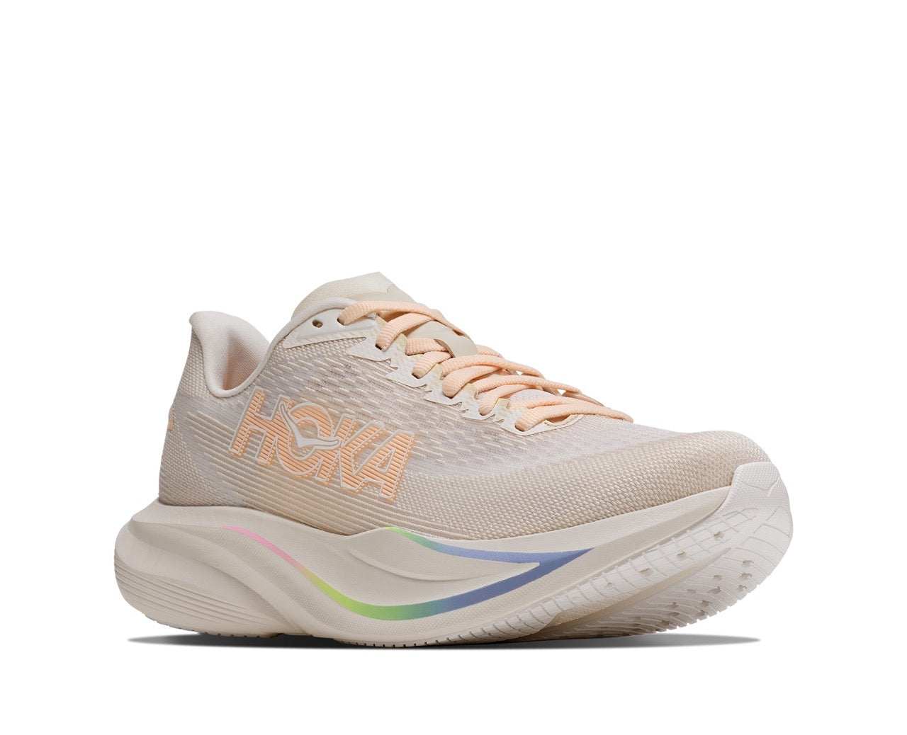 HOKA Mach 7 Wide Women's Performance Running Shoes – Oat Milk