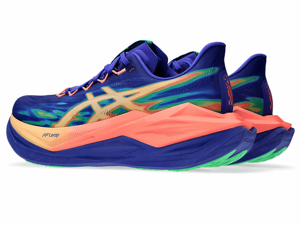 ASICS Superblast 3 Unisex Running Shoes In Cobalt Burst Light Orange - Island Run Club