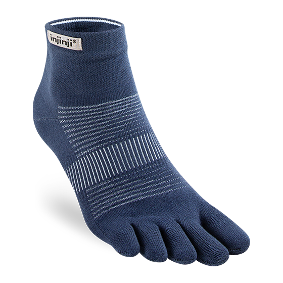 Injinji Run Lightweight Mini-Crew Coolmax - Navy