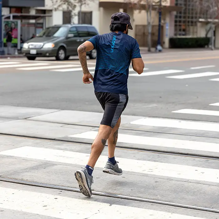 Injinji Run Lightweight Mini-Crew Coolmax - Navy