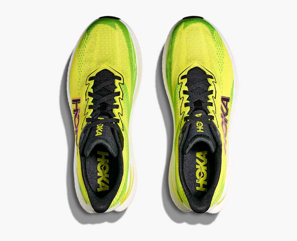HOKA Men Mach X 3 Wide - Neon HOKA Citrus / Neon Lime