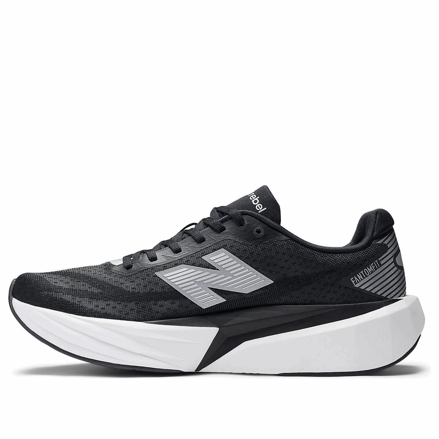 New Balance Men Rebel v5 Wide - Black / Silver Metallic