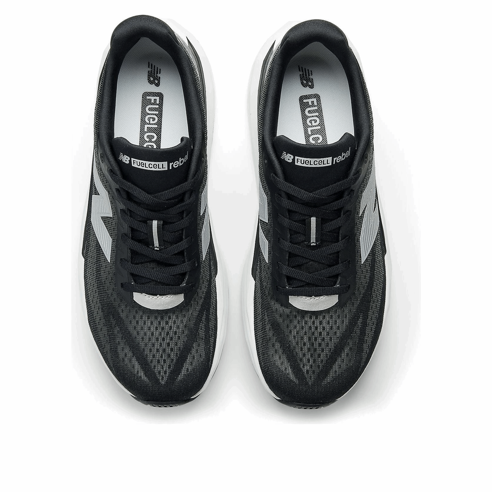 New Balance Men Rebel v5 Wide - Black / Silver Metallic