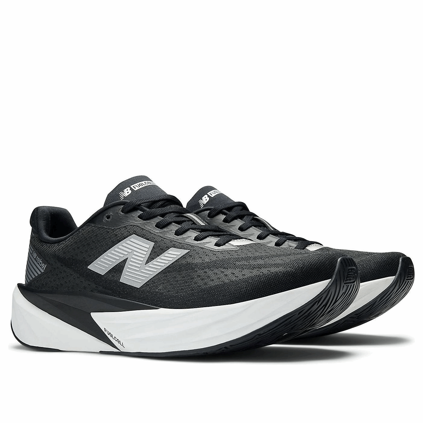 New Balance Men Rebel v5 Wide - Black / Silver Metallic