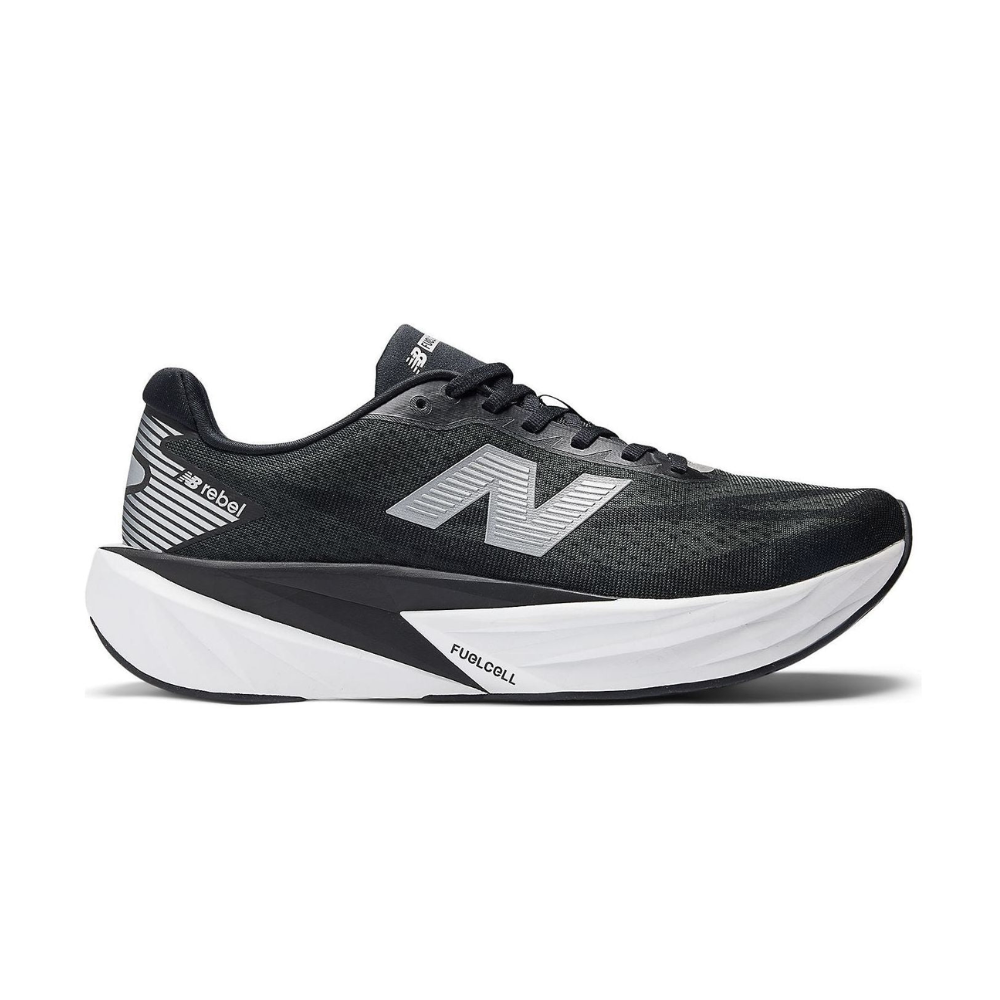 New Balance Men Rebel v5 Wide - Black / Silver Metallic