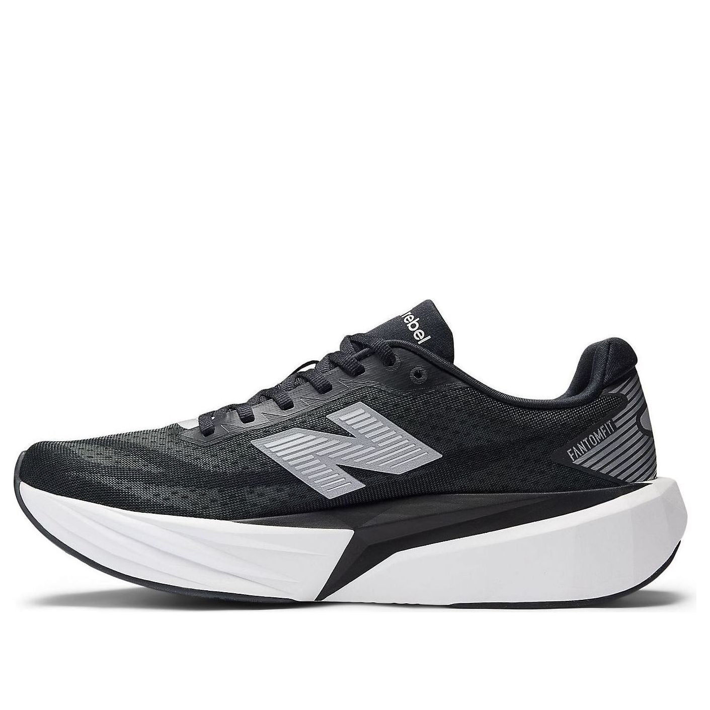 New Balance Men Rebel v5 Wide - Black / Silver Metallic
