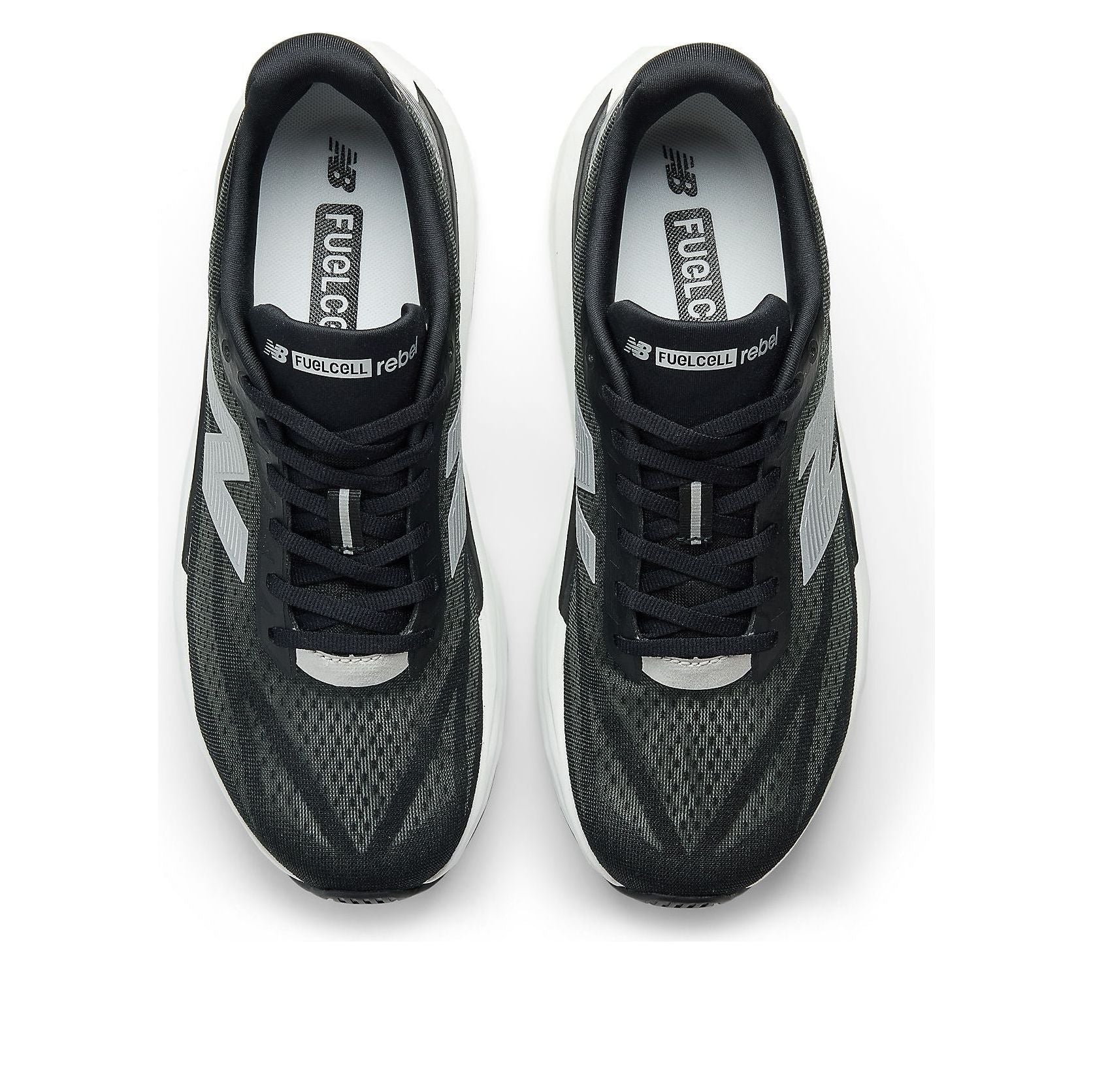 New Balance Men Rebel v5 Wide - Black / Silver Metallic