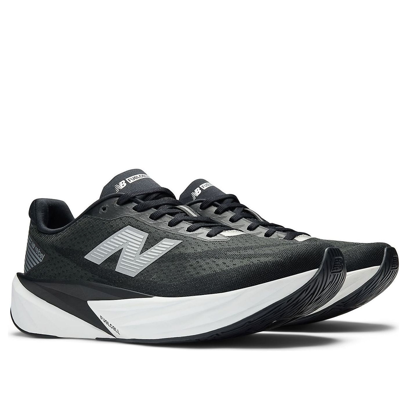 New Balance Men Rebel v5 Wide - Black / Silver Metallic