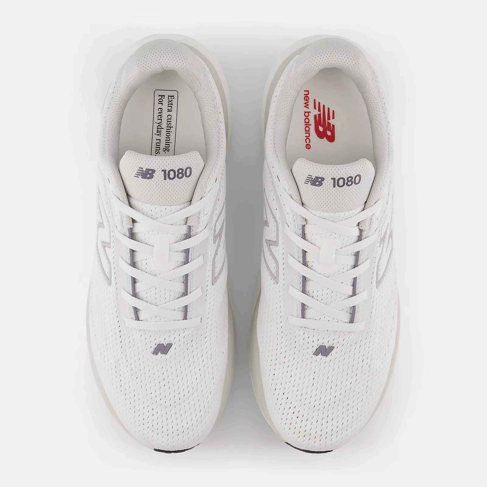 New Balance Women 1080 v15 Wide - White / Truffle Salt