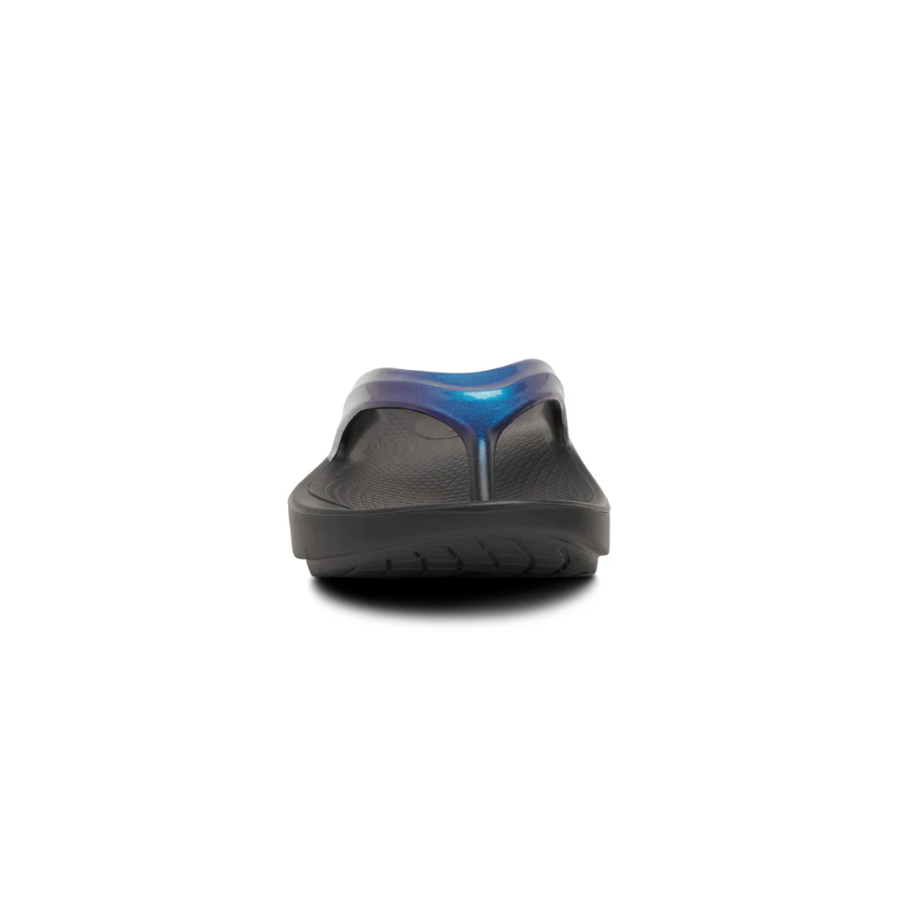 OOFOS Women OOlala Luxe - Shimmer Blue