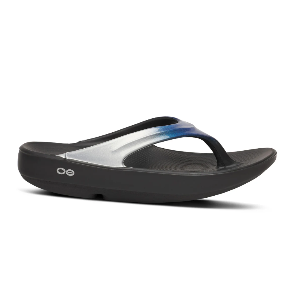 OOFOS Women OOlala Luxe - Shimmer Blue