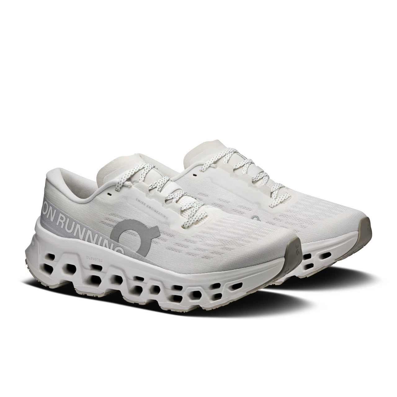 On Women Cloudmonster 3 - White / Wolf