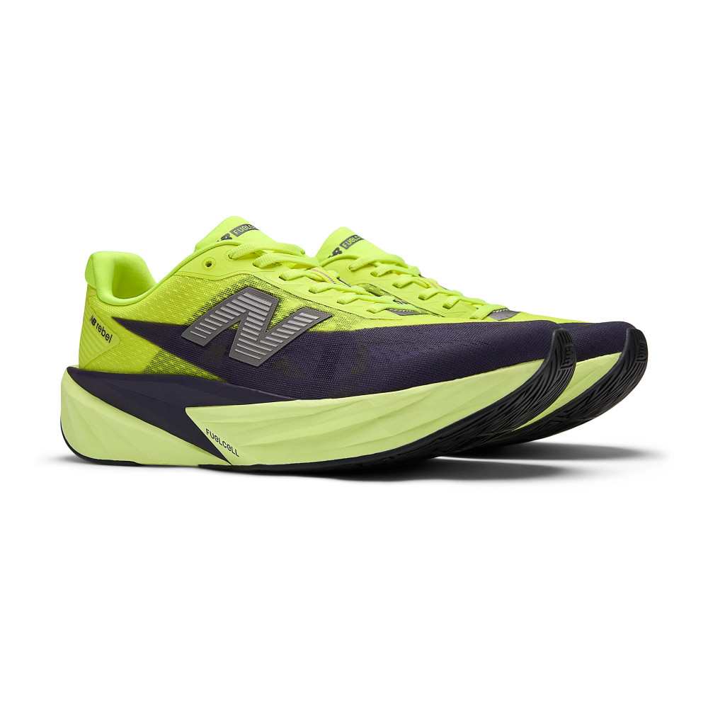 New Balance Women FuelCell Rebel v5 - Alkaline Green / Boysenberry