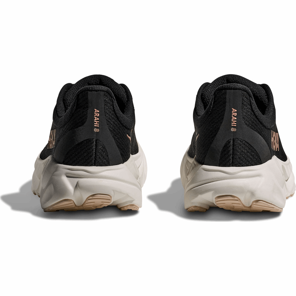 HOKA Women Arahi 8 Wide - Black / Rose Gold