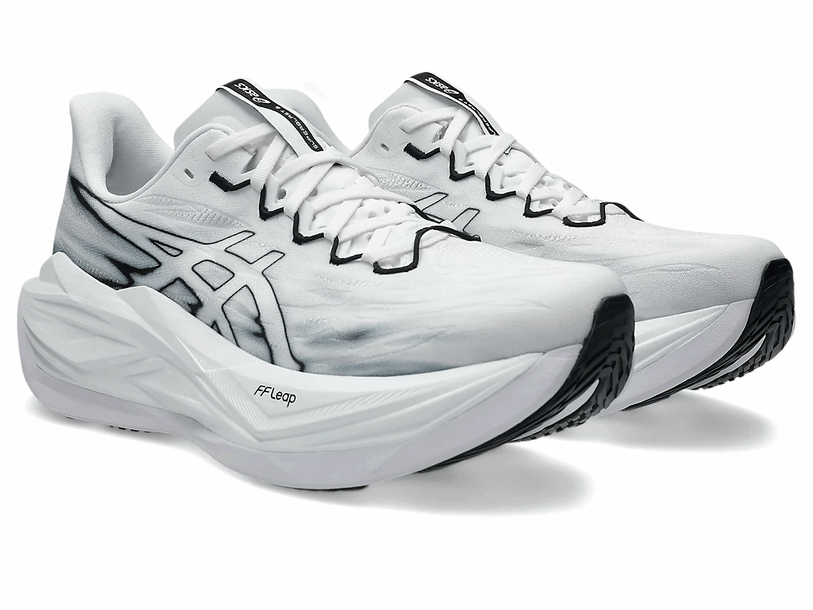 ASICS Superblast 3 Unisex Running Shoes In White Black - Island Run Club Singapore